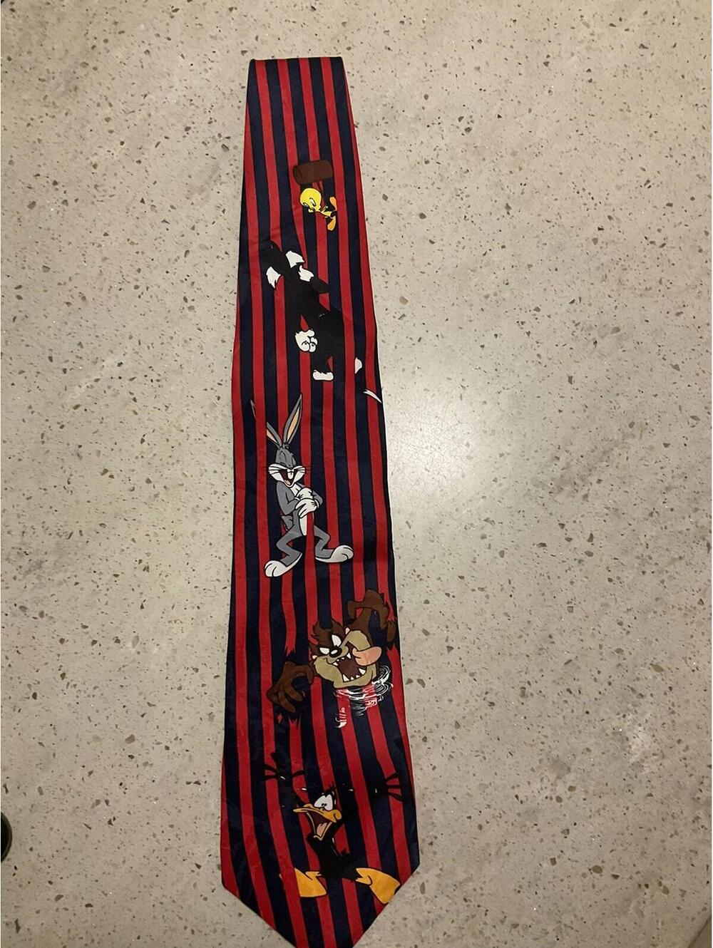 Looney tunes mens neck tie